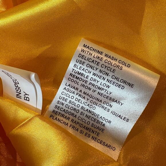 Starter LA Los Angeles Lakers Bomber Jacket Mens Size Small Yellow Satin Snap - Picture 10 of 14